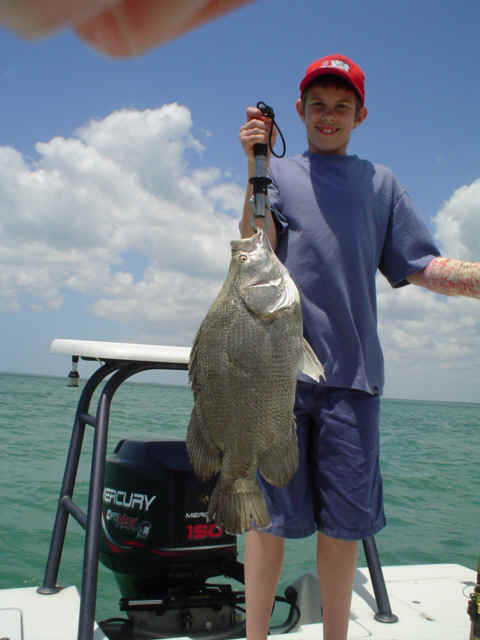 triple tail fishing charter near Captiva Island