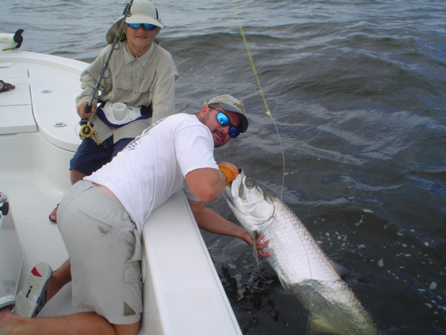 Double header on Tarpon near Boca Grande Pass