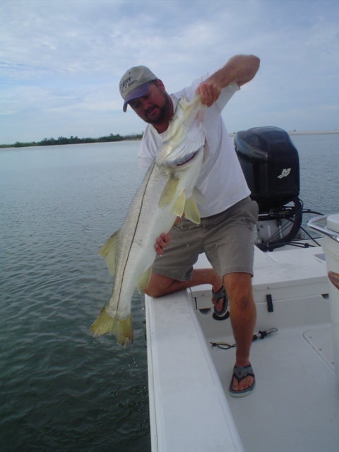 fishing for monster snook in Southwest Florida