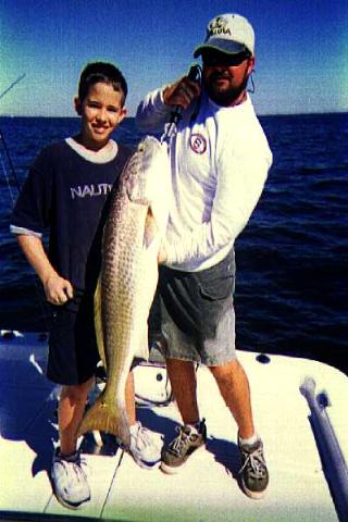 Fall fishing for bull redfish