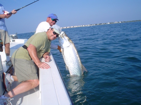 Tarpon fishing in Charlotte Harbor near Boca Grande pass