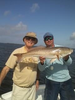 Fishing for redfish near Fort Myers, Florida.