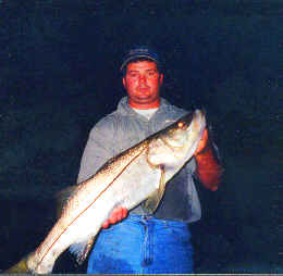 Night snook fishing