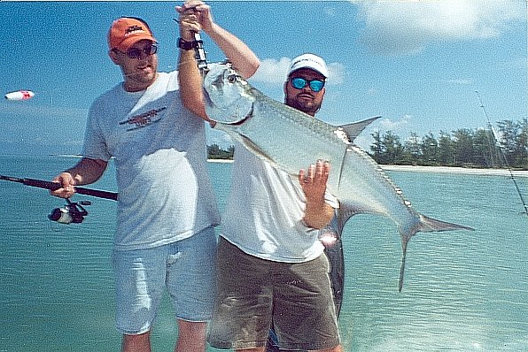 Beach fishing for tarpon from Sanibel Island to Boca Grande