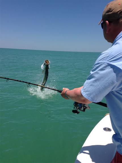 Tarpon fishing Boca Grande beach