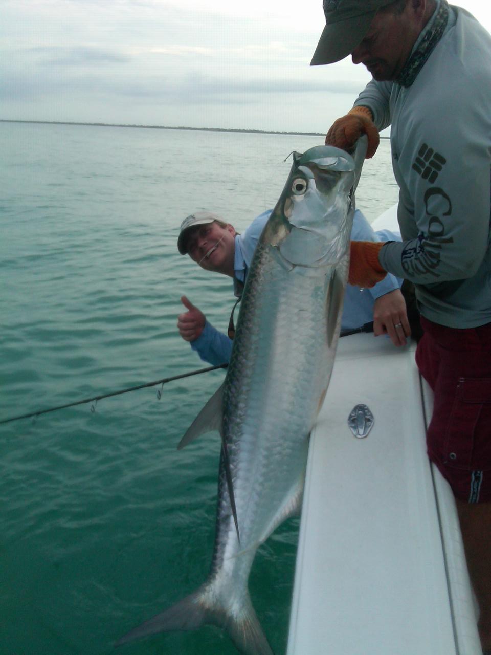 Tarpon success near Boca Grande Pass in Pine Island Sound